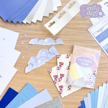 Coastal Calm Paper Craft Wall Art Kit, 6 of 6
