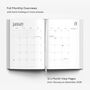 2026 Week To View A5 Personalised Diary With Gold Foil, thumbnail 8 of 10