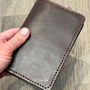 Personalised Leather Passport Holder, Chocolate Brown, thumbnail 2 of 8