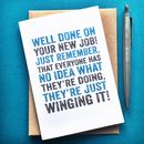 well done on your new job greetings card by do you punctuate ...