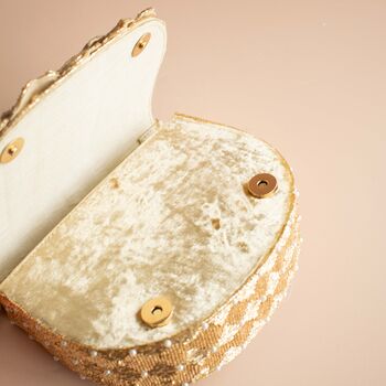Isabella Clutch Gold, 4 of 9