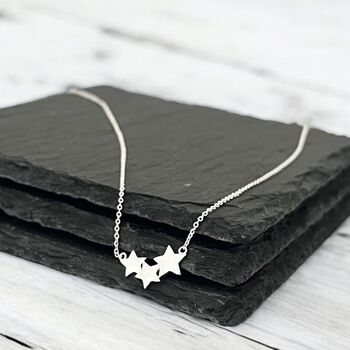 30th Birthday Sterling Silver Star Necklace, 2 of 4