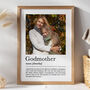 Personalised Godmother Print, Gift For Godmother, thumbnail 3 of 6