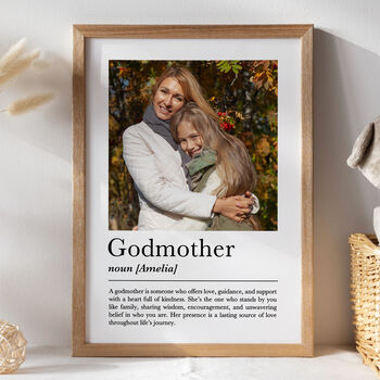 Personalised Godmother Print, Gift For Godmother, 3 of 6