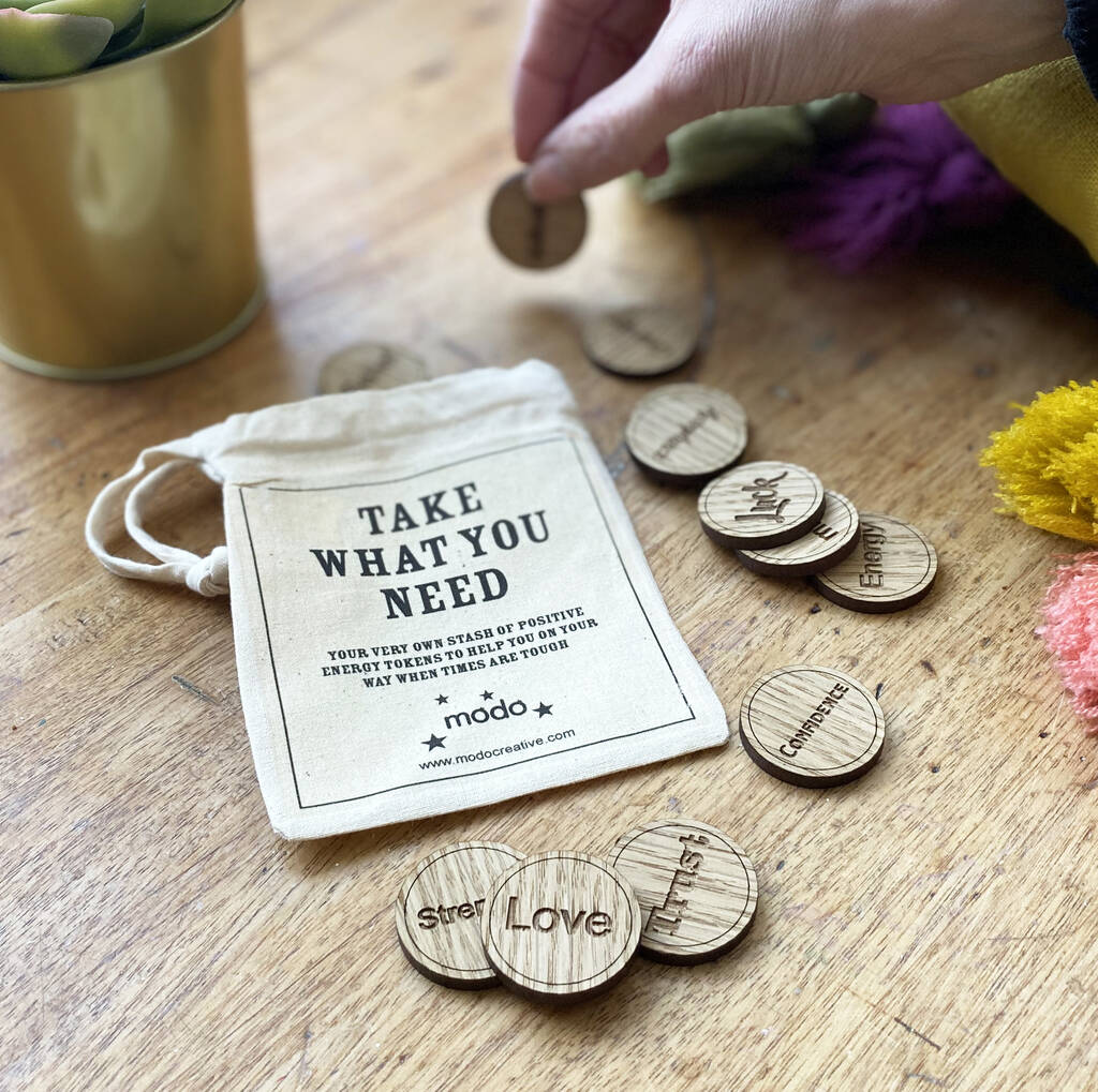 Personalised Take What You Need Tokens, 1 of 3