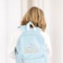 Child's Personalised Embroidered Travel Holiday Rucksack, Perfect For The Airport, thumbnail 2 of 6