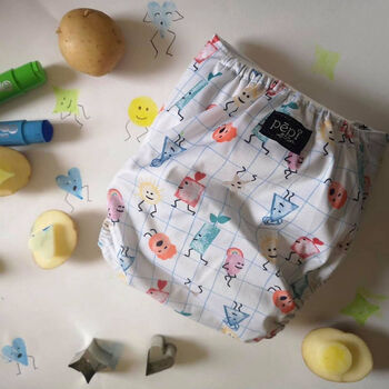 'Happy Stamps' Modern Cloth Nappy By Pēpi Collection, 5 of 12