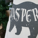 personalised polar bear