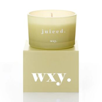 Lime, Avocado And Cucumber Water Juiced Candle, 2 of 4
