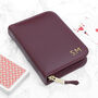 Personalised Leather Double Playing Cards Case, thumbnail 6 of 12