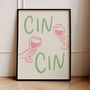 Cin Cin Illustrated Art Prints, thumbnail 5 of 6