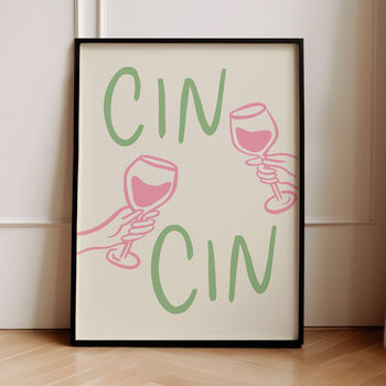 Cin Cin Illustrated Art Prints, 5 of 6