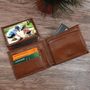 Tanned Brown Personalised Wallet Gift In Box, thumbnail 2 of 3