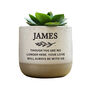 Personalised Memorial In Loving Memory Plant Pot, thumbnail 2 of 3