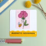 April Magnetic Birth Flower Bookmark Sweet Pea, thumbnail 1 of 7