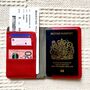 Passport Holder Engraved With Child's Drawing, thumbnail 7 of 9