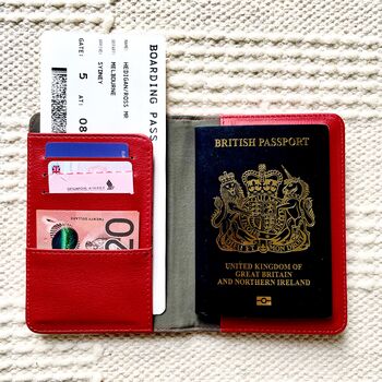 Passport Holder Engraved With Child's Drawing, 7 of 9