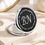 Personalised Monogram Compact Mirror, thumbnail 1 of 5