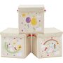 Set Of Three Storage Box With Lid Organiser Baskets, thumbnail 7 of 7