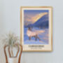 Cairngorms National Park Travel Poster Art Print, thumbnail 5 of 8