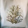 Snowdrop Flower Print Cotton Tote Bag Gift For Winter, thumbnail 5 of 8