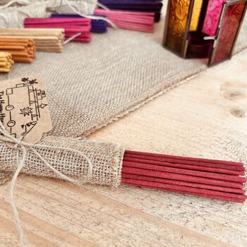 Handmade Fair Trade Indian Incense Joss Sticks, 3 of 12