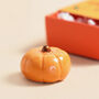 Tiny Matchbox Ceramic Pumpkin Token, thumbnail 2 of 3