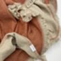 Puglia Cotton And Linen Modern, Double Sided Blanket Terracotta, thumbnail 8 of 12