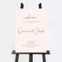 Romantic Script Wedding Welcome Sign, thumbnail 2 of 3