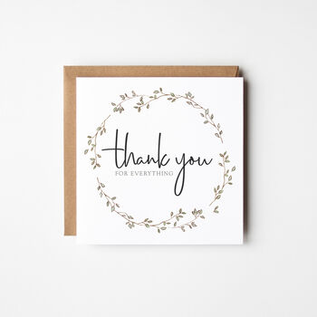 Personalised Thank You For Everything Card, 4 of 4