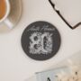 Personalised 80th Birthday Gift For Her Engraved Slate Coaster, thumbnail 2 of 2