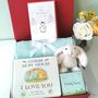 Personalised Baby's First Christmas Festive Gift Hamper, thumbnail 1 of 8