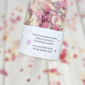 Will You Be My Flower Girl Confetti Pop, Proposal, 4 of 9