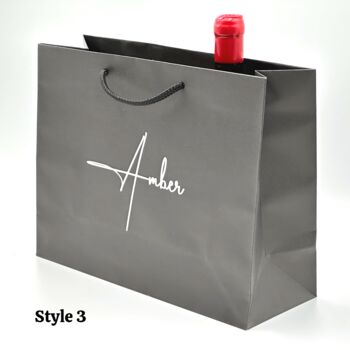 Personalised Paper Gift Bag – Birthday And Wedding Packaging, 4 of 9