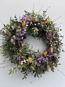 Natural Fresh Spring Wreath, 6 of 7