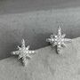 Sterling Silver North Star Studs, thumbnail 7 of 9
