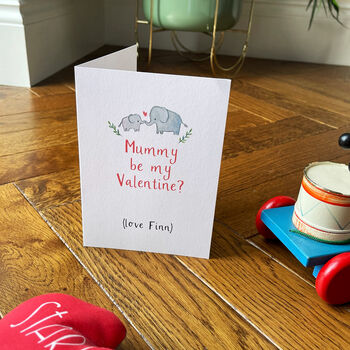 Personalised Mummy Be My Valentine Card, 6 of 7