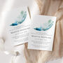 Funeral Feather Announcement Cards, thumbnail 1 of 4