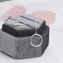 Sterling Silver Open Circle Threader Earrings, thumbnail 6 of 10