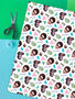 Jeff Goldblum Wrapping Paper, Funny 90s Dinosaur Wrap, thumbnail 2 of 10