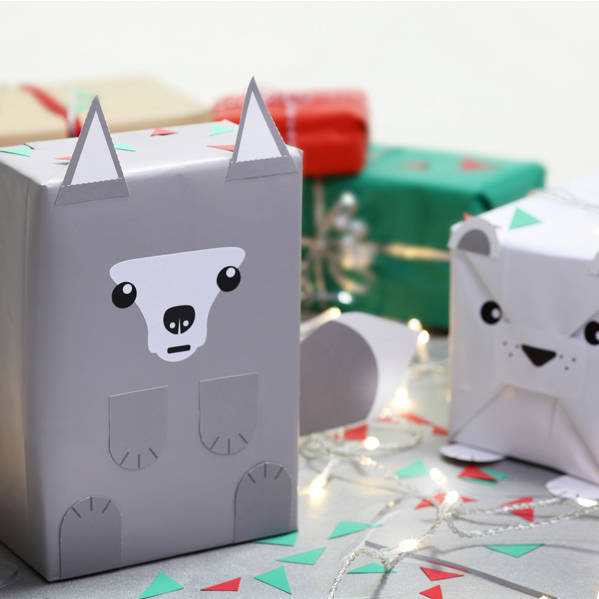 Animal Gift Wrap Boxed Set By Luckies | notonthehighstreet.com