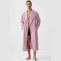 Men's 'St James Red' Pinstripe Crisp Cotton Robe, thumbnail 1 of 5