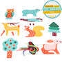 Children's Cardboard Stitching Kit Woodland, thumbnail 4 of 5