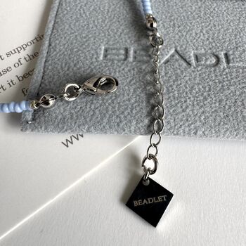 Manchester City Mcfc Bead Bracelet With Heart Charm, 7 of 8