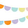 Colourful Tissue Paper Party Garland, thumbnail 1 of 4