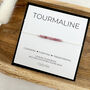 Tourmaline Silk Bracelet October Birthstone Jewellery, thumbnail 1 of 5