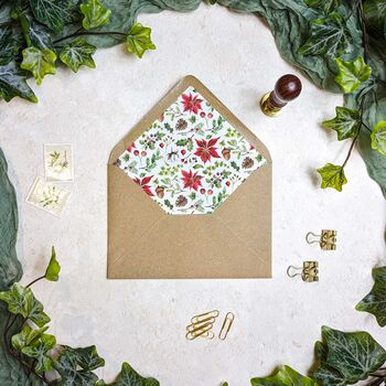 Winter Christmas Evening Invitations And Envelopes, 3 of 4