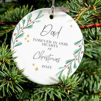 Personalised Christmas Memorial Bauble, 3 of 4