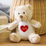 Personalised Soft Toy Teddy Heart Love Heart Gift, thumbnail 1 of 4