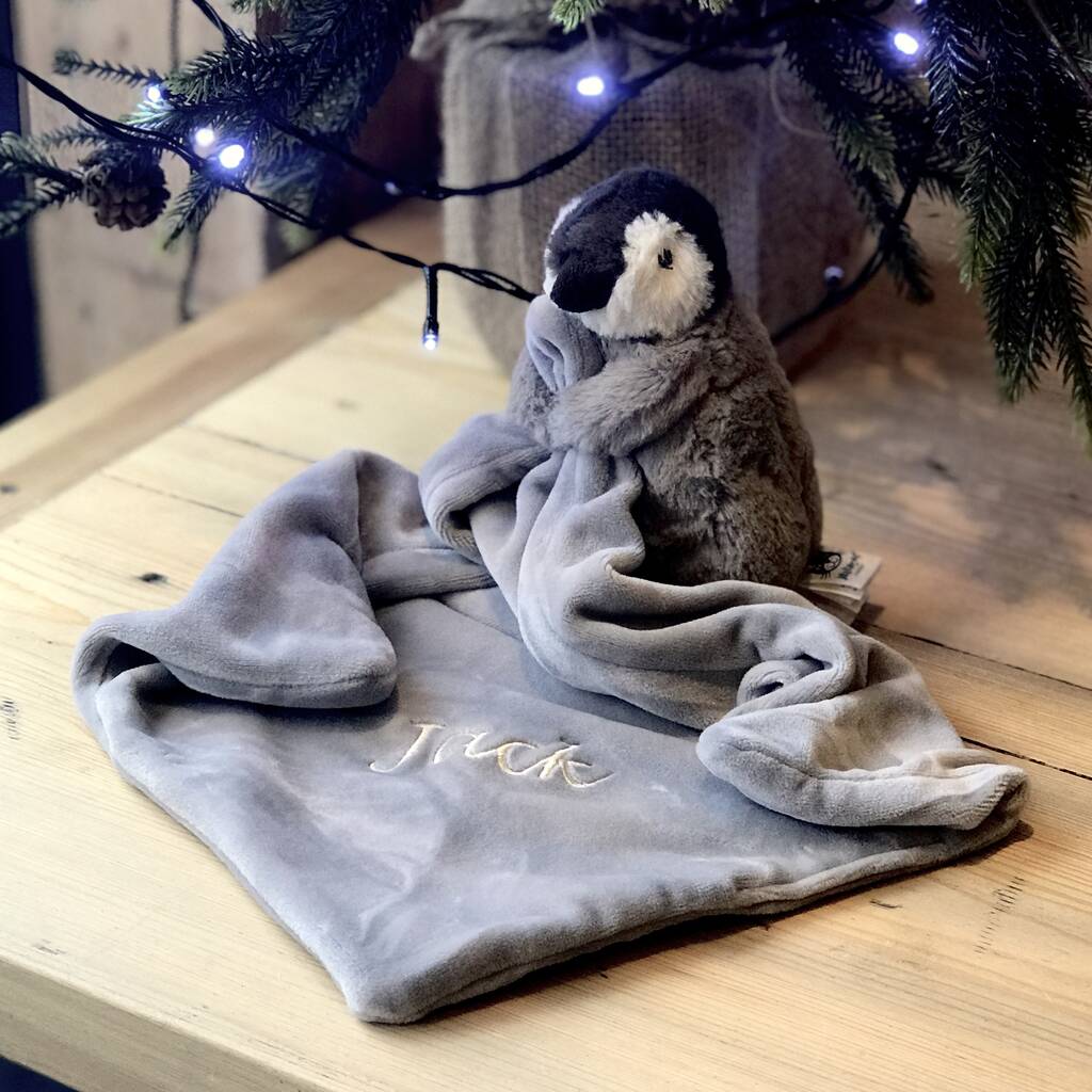 jellycat penguin comforter